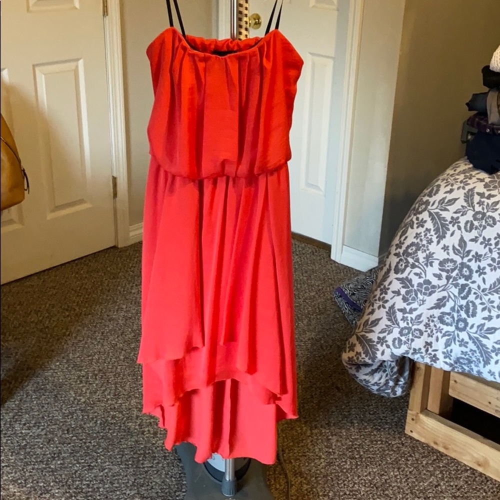 Tube Top High Low Dress